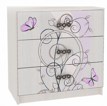 Детская "Рио" (Вдохновение) Комод Анкор белый Снято с производства