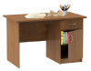 Стол письменный однотумбовый венге/правый