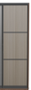 Дверь-купе "Комфорт" ЛДСП/ 3 деления